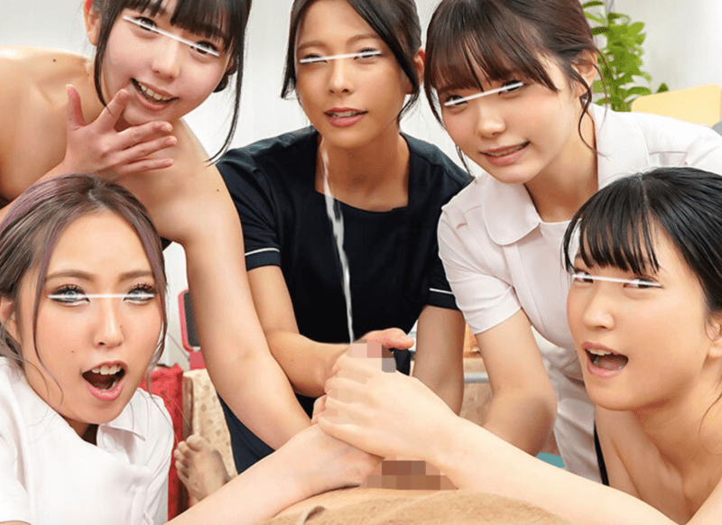 【エステ】巨乳と手コキ6Pハーレムエロタレ用アダルトAV無料エロ動画
