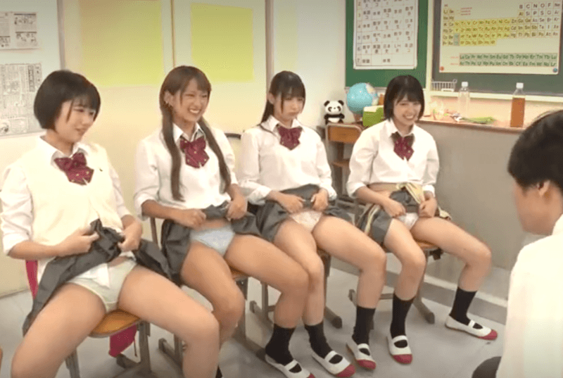 【JK】4人を催眠洗脳5Pハーレムエロタレ用アダルトAV無料エロ動画