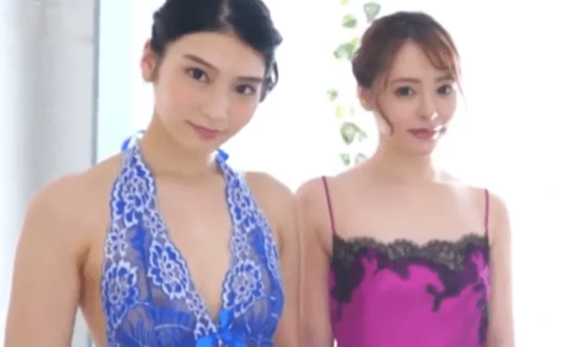 【小倉由菜・本庄鈴】スレンダー美少女たちとM男がフェラ+セックス♡