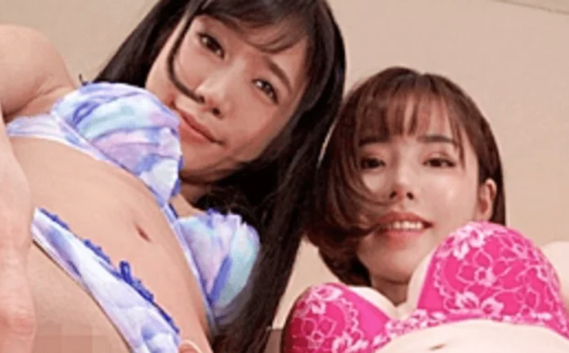 【星奈あい・深田えいみ】爆乳ギャル+ちっぱいロリ系スレンダー美少女たちとVR手コキフェラ+セックス