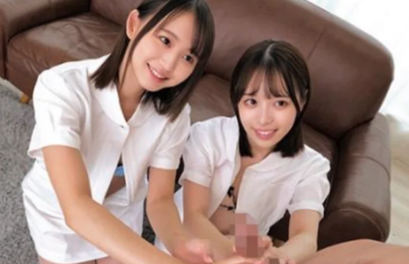 【天素人企画】ちっぱいロリ系スレンダー美少女痴女ナースたちと乳首責め手コキフェラ+セックス